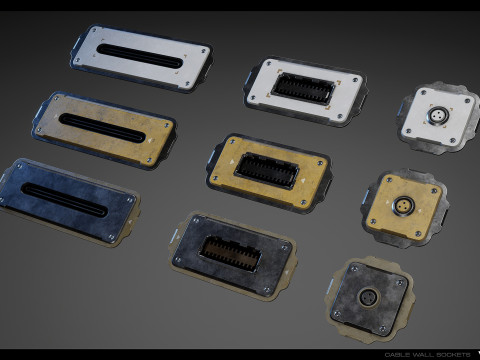 Industrial Cable Kit Vol 01 Modèle 3D