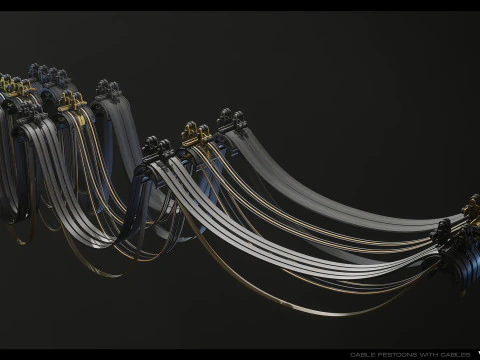 Industrial Cable Kit Vol 01 3D Model