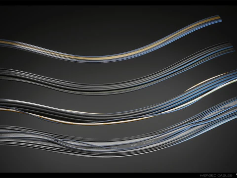 Industrial Cable Kit Vol 01 3D Model