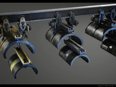 Industrial Cable Kit Vol 01 3D Model