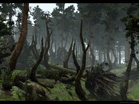 Retro Forest Pack 3D Model