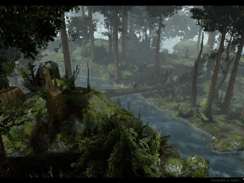 Retro Forest Pack 3D Model