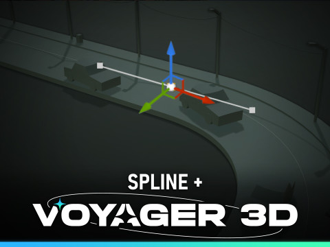 Spline Plus - a spline tool for Unreal Engine 3D Model