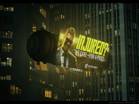Cyberpunk Billboards Pack Vol 01 3D Model