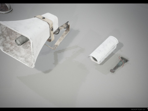 Rooftop Props Pack Vol 01 Modelo 3D