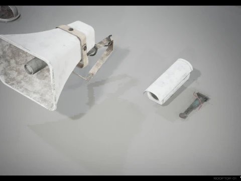 Rooftop Props Pack Vol 01 3D Model