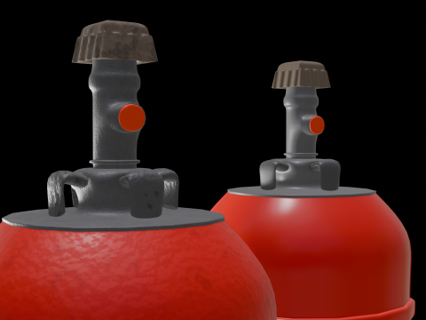 Gas cylinder 3D Model