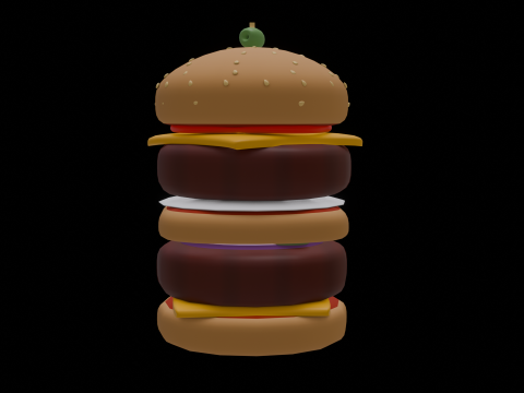 Burger 3D Модель