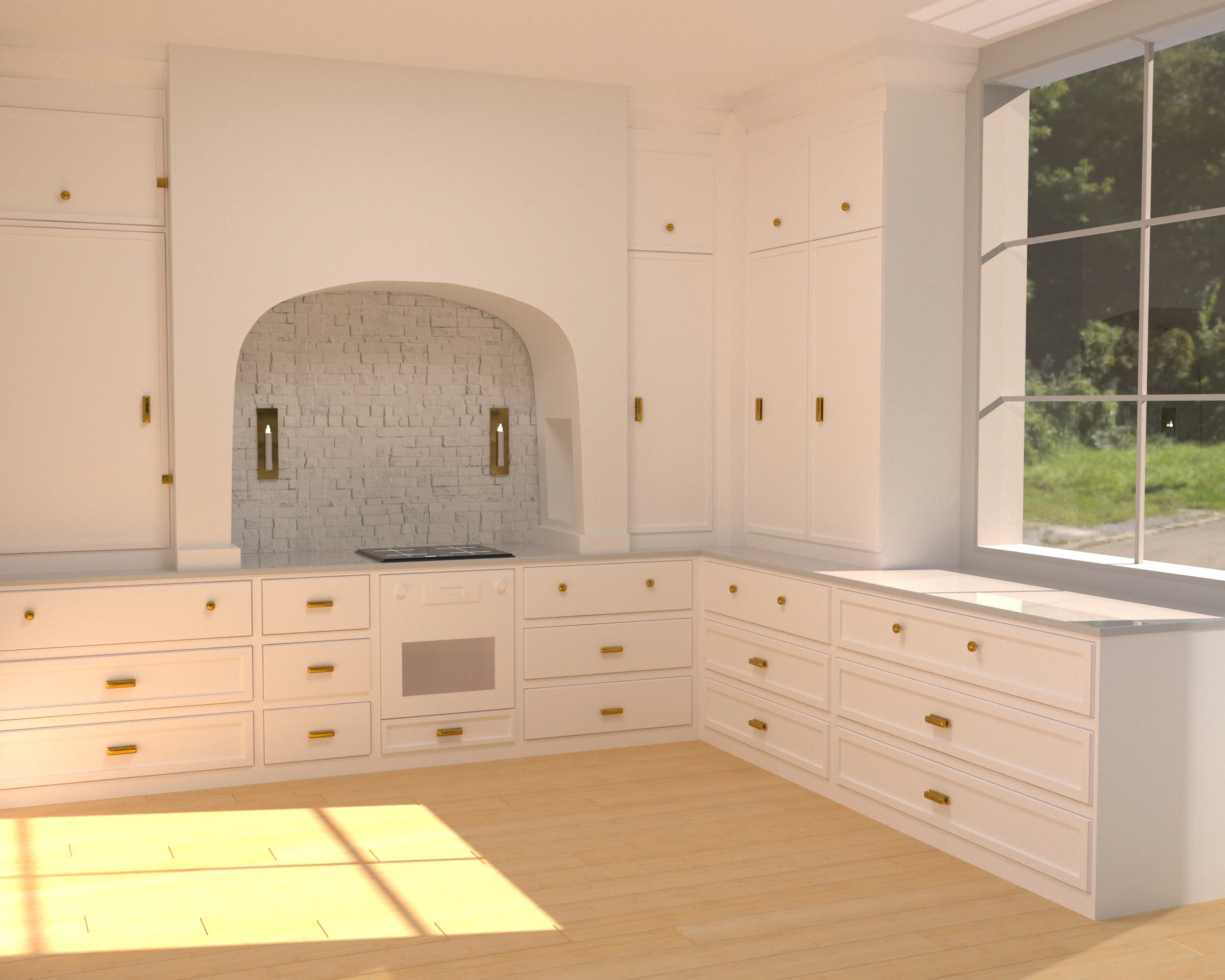 Suny Kitchen 3D Model .c4d .max .obj .3ds .fbx .stl .blend 