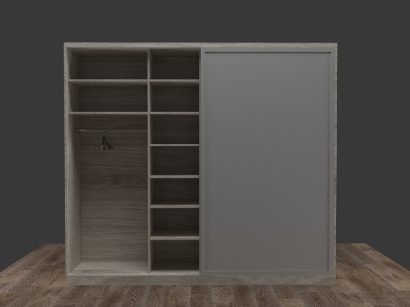 Wardrobe 3D 模型 .c4d .max .obj .3ds .fbx .stl .blend 