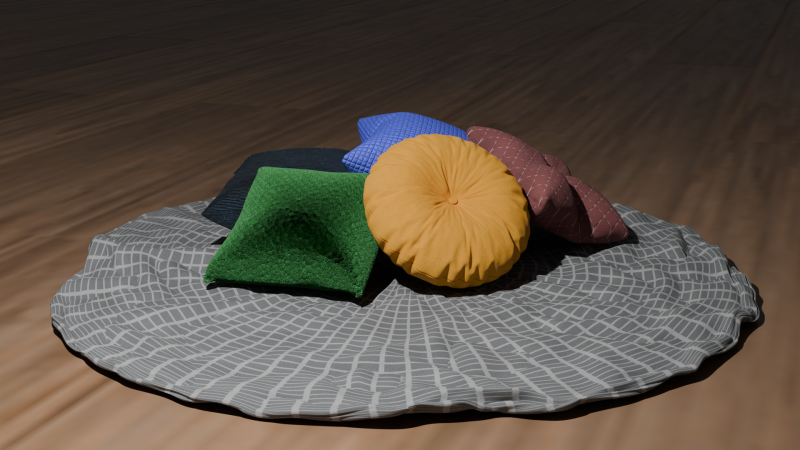 Coleccion Cojines -Cushion Collection -Collection de Coussins Modelo 3D .c4d .max .obj .3ds .fbx .stl .blend 