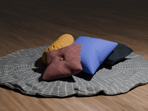 Coleccion Cojines -Cushion Collection -Collection de Coussins Modelo 3D