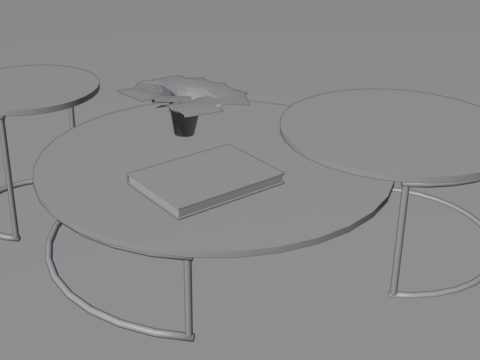 Mesa Circular - Circular table - Table circulaire 3D Model