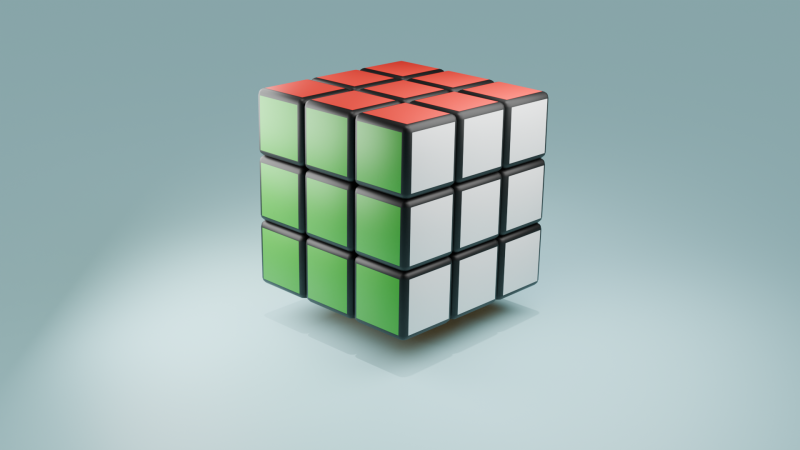 Cubo Rubik - Rubik Cube 3D Model .c4d .max .obj .3ds .fbx .stl .blend 