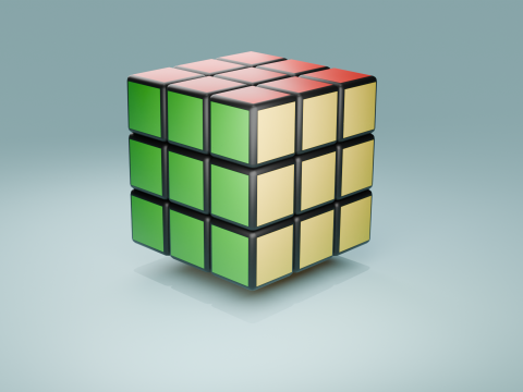 Cubo Rubik - Rubik Cube 3D Model
