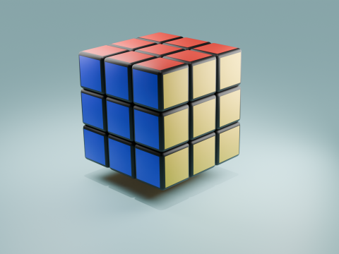 Cubo Rubik - Rubik Cube 3D Model