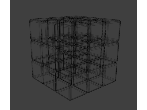 Cubo Rubik - Rubik Cube 3D Model