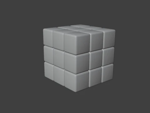 Cubo Rubik - Rubik Cube 3D Model