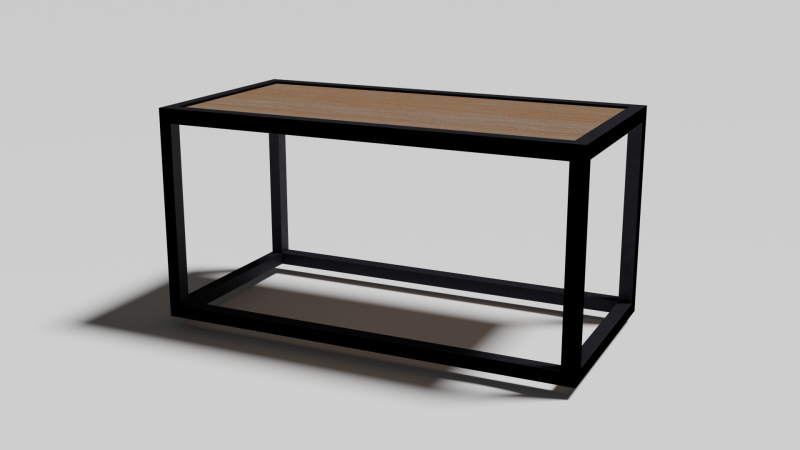 Rectangular Table -Mesa Rectangular Model 3D .c4d .max .obj .3ds .fbx .stl .blend 