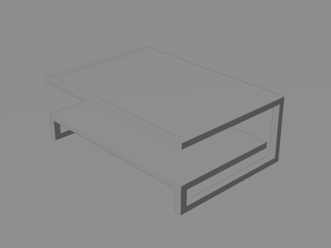 Glass Table Modello 3D