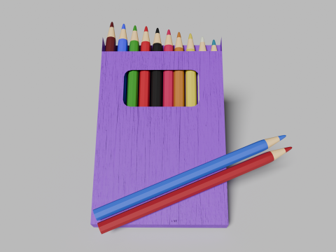 Pencil box Modello 3D