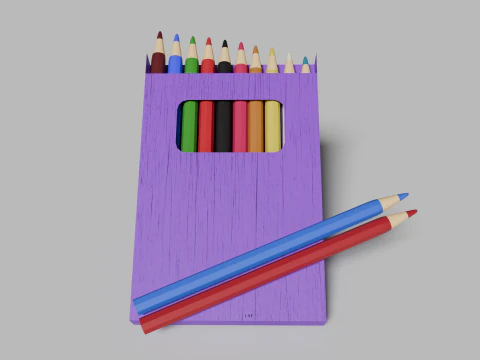 Astuccio per matite Modello 3D