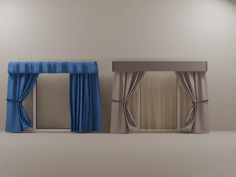 Curtain 3D Model