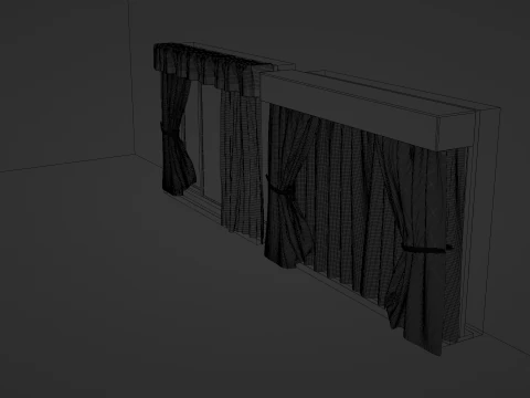 Curtain 3D Model