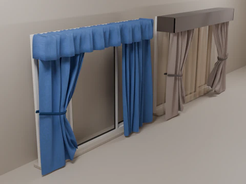 Curtain 3D Model