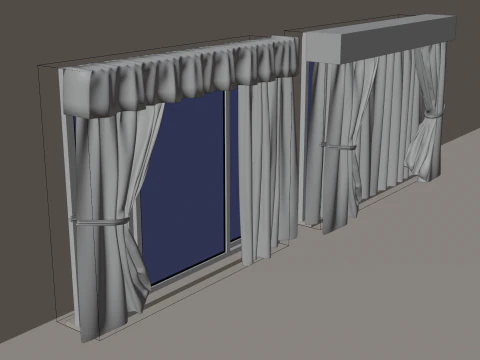 Curtain 3D Model