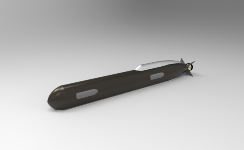 XLUUV ORCA 3D-Druckmodell .c4d .max .obj .3ds .fbx .stl .blend
