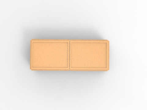 Military Wooden Box Modelo de Impressão 3D
