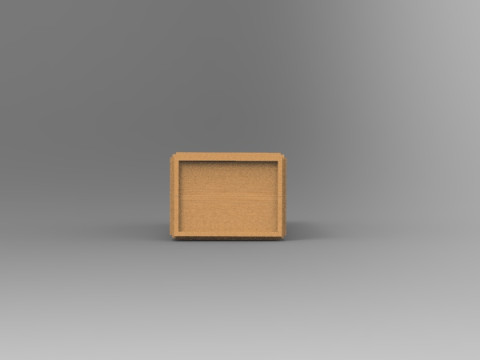 Military Wooden Box Modelo de Impressão 3D