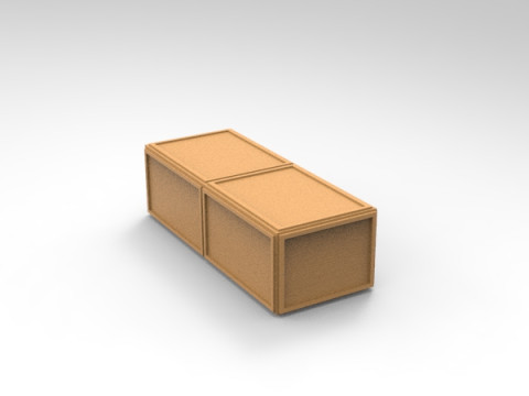 Military Wooden Box Modelo de Impressão 3D