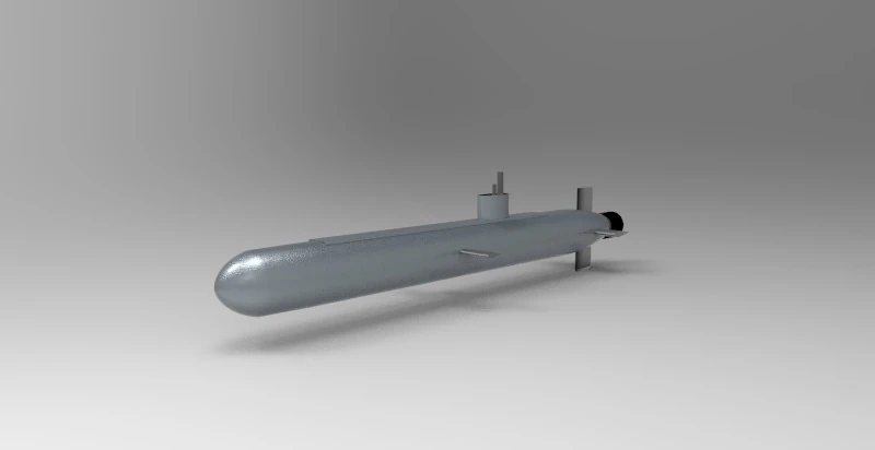 Military Submarine Printable 3D Print Model .c4d .max .obj .3ds .fbx .stl .blend