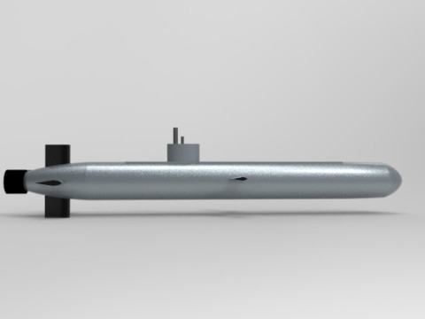 Military Submarine Printable 3D Print Model