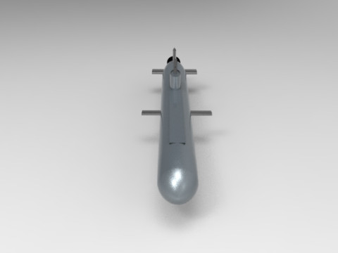 Military Submarine Printable 3D Print Model
