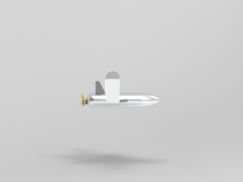Manta Ray Airdrone Prototype 3D 打印模型