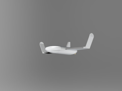 Manta Ray Airdrone Prototype 3D 打印模型