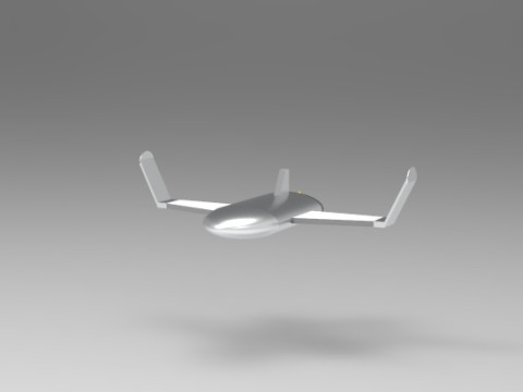 Manta Ray Airdrone Prototype 3D 打印模型