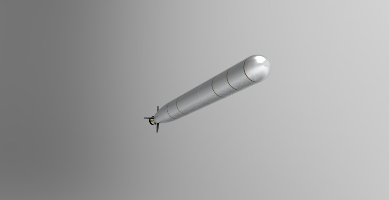 Poseidon Nuclear-Armor Powered Autonomous Torpedo 3Dプリントモデル .c4d .max .obj .3ds .fbx .stl .blend