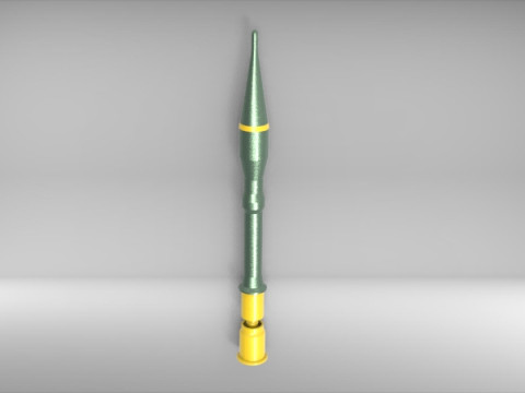73mm PG-15 Rocket Modello di stampa 3D