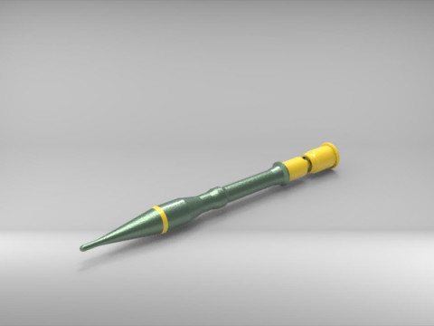 73mm PG-15 Rocket 3Dプリントモデル