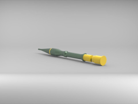 73mm PG-15 Rocket 3Dプリントモデル