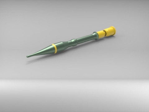 73mm PG-15 Rocket 3Dプリントモデル
