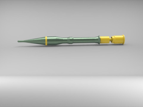 73mm PG-15 Rocket 3Dプリントモデル