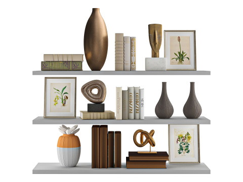 Decorativ Set 012 3D Model