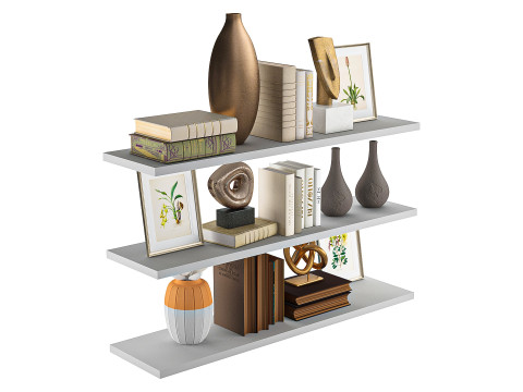 Decorativ Set 012 3D मॉडल