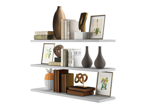 Decorativ Set 012 3D मॉडल
