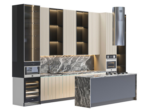 Kitchen Modern 3D 모델
